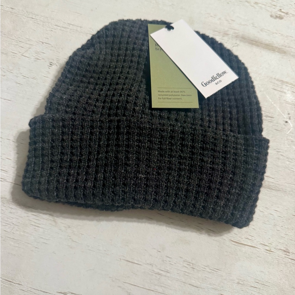 Goodfellow & Co Charcoal Knit Beanie Mens